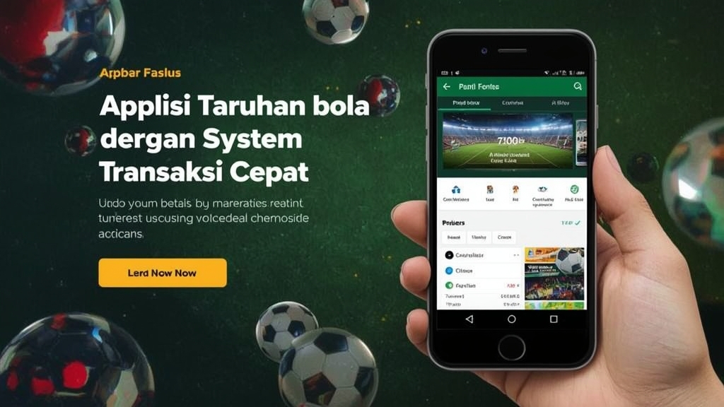 aplikasi bola transaksi cepat