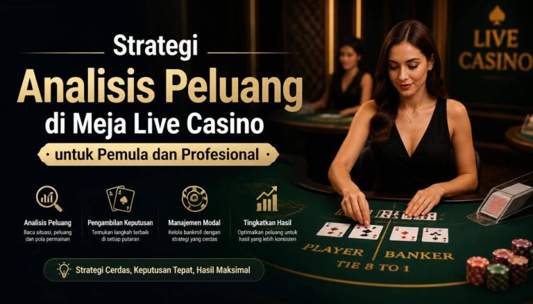 Strategi Analisis Peluang di Meja Live Casino untuk Pemula dan Profesional