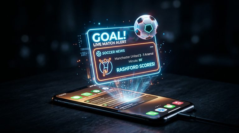 push notification taruhan bola